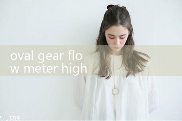 oval gear flow meter high pressure|vortex flow meter