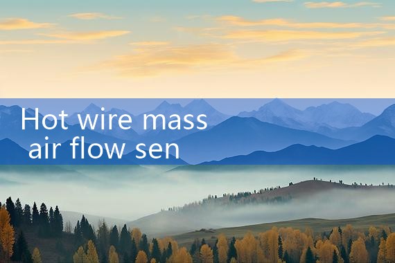 hot wire mass air flow sensor|mass flowmeter