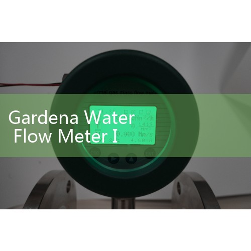 Gardena Water Flow Meter Instructions: Operating Smart Battery-Powered LCD Tools on Outdoor Hoses