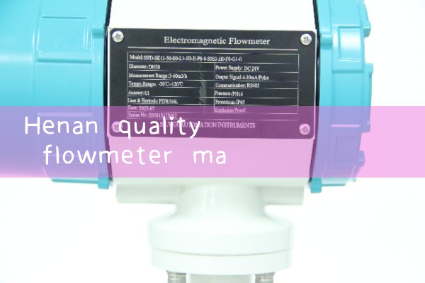 Henan quality flowmeter manufacturer in stock